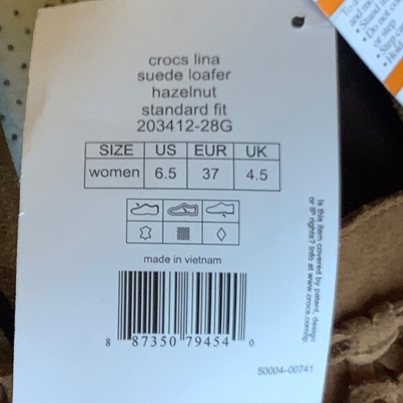 CROCS Brown Women's Moccasins - Picture 2 of 4